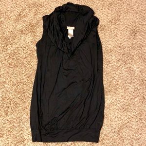 Baby Phat black hooded mini dress